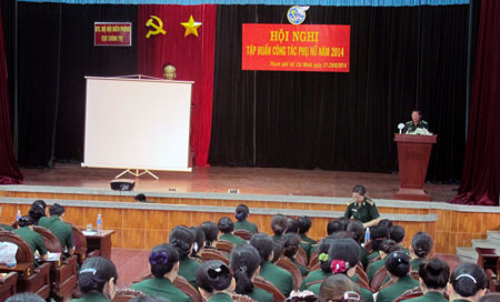 Khai mạc lớp tập huấn công tác phụ nữ năm 2014