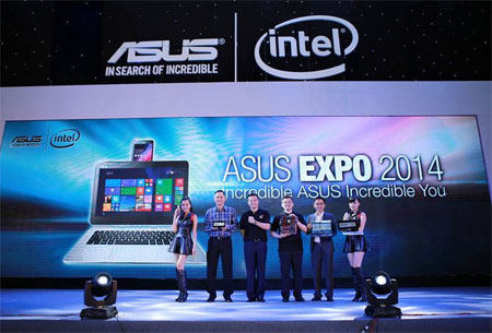 Khai mạc triển lãm ASUS Expo 2014 tại TP Hồ Chí Minh