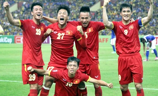 ĐT Việt Nam đứng thứ 2 tại khu vực Đông Nam Á