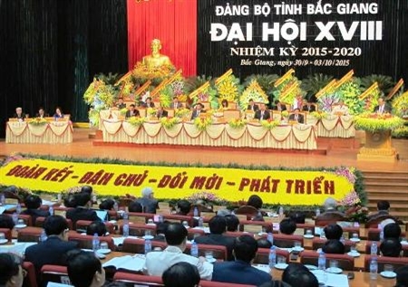Đảng bộ tỉnh Bắc Giang tổ chức Đại hội lần thứ XVIII