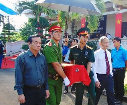 Tỉnh Đồng Nai: Truy điệu, an táng 7 hài cốt liệt sĩ