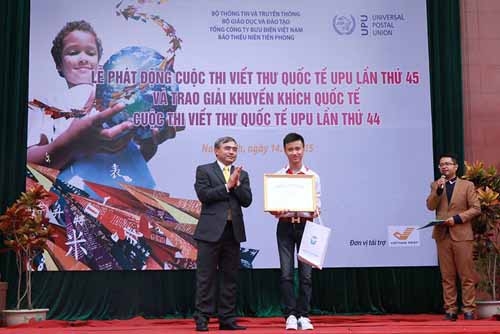 Phát động cuộc thi viết thư quốc tế lần thứ 45