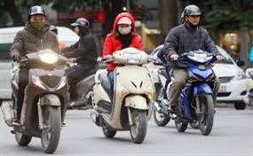 Không khí lạnh gây mưa và dông ở Bắc Bộ và Bắc Trung Bộ 