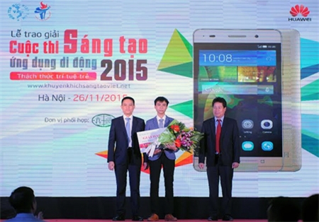 Trao giải “Cuộc thi Sáng tạo ứng dụng di động 2015 dành cho sinh viên Việt Nam”