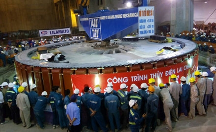 Tổ máy số 1 thủy điện Lai Châu hòa thành công vào lưới điện Quốc gia