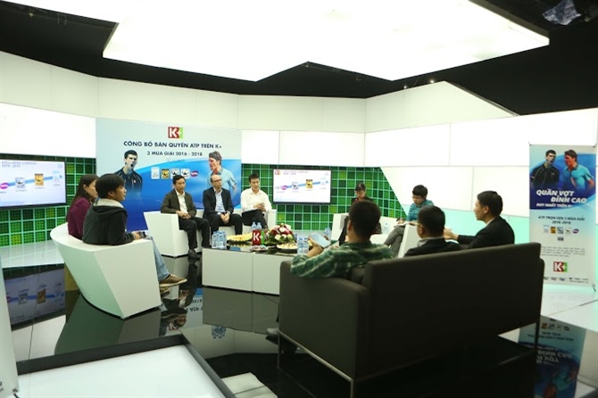 K+ phát sóng giải Tennis ATP trong 3 mùa liên tiếp