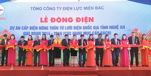 Cấp điện cho các xã nghèo biên giới của tỉnh Nghệ An