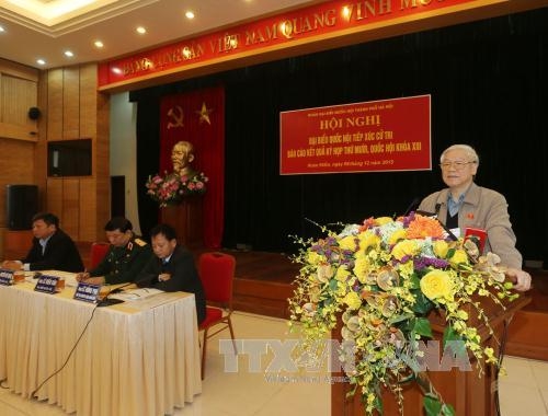 Tổng Bí thư Nguyễn Phú Trọng: Phải dựa vào dân, dựa vào cử tri, sáng suốt lựa chọn cán bộ có đức, có tài 