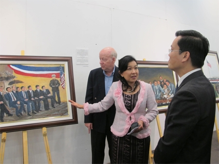 Vẻ đẹp Việt Nam qua những bức họa của phu nhân nhà ngoại giao Mỹ