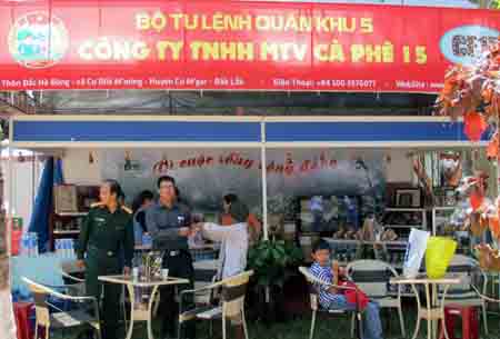 Khẳng định thương hiệu “Cà phê của người lính”