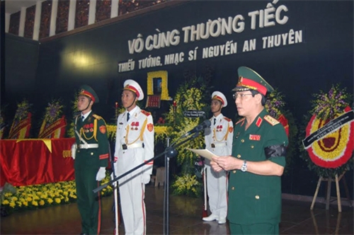 Tiễn đưa nhạc sĩ An Thuyên về nơi an nghỉ cuối cùng