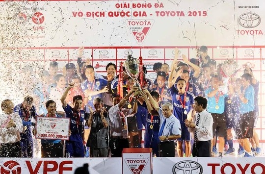 V.League 2015: B.Bình Dương vô địch, Đồng Nai xuống hạng