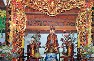 Tượng mới chiếm chỗ, tượng cổ “bị hóa dưới lòng sông”