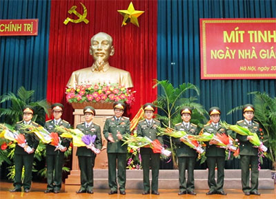 Học viện Chính trị : Tổ chức lễ mít tinh kỷ niệm Ngày Nhà giáo Việt Nam