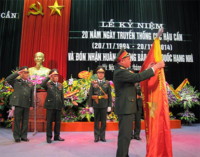 Cục Hậu cần, Tổng cục Kỹ thuật đón nhận Huân chương Bảo vệ Tổ quốc hạng Nhì