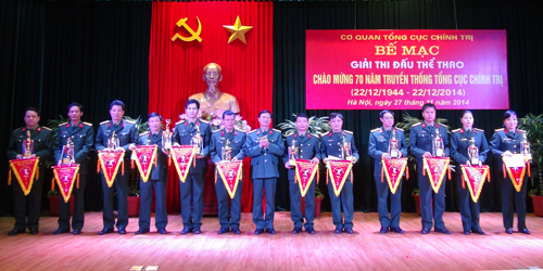 Bế mạc Giải thi đấu thể thao Cơ quan Tổng cục Chính trị
