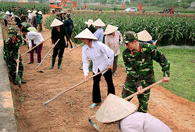 Các hoạt động về nguồn của Bộ chỉ huy quân sự tỉnh vĩnh phúc