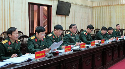 Đoàn kiểm tra Bộ Quốc phòng kiểm tra tại Quân khu 3