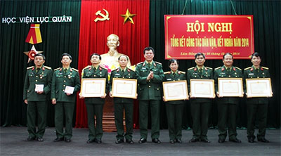 Học viện Lục quân: Gần 2 tỷ đồng tham gia công tác dân vận