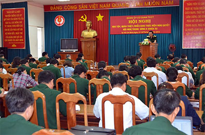 Cơ quan TCCT: Học tập, quán triệt Nghị quyết Hội nghị Trung ương 8 Khóa XI cho các đơn vị phía Nam
