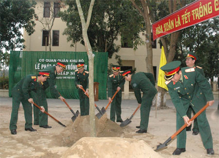 Các cơ quan, đơn vị phát động Tết trồng cây