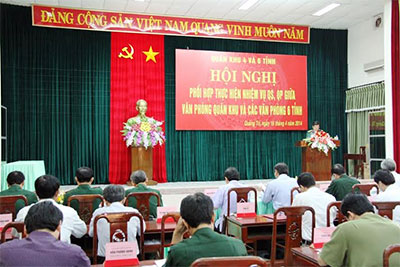 Phối hợp thực hiện nhiệm vụ quân sự, quốc phòng