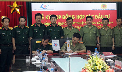 Ký hợp đồng hợp tác đầu tư xây dựng nhà ở cho cán bộ, chiến sĩ Bộ Công an