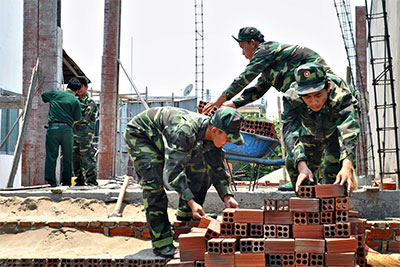BĐBP tỉnh Đồng Tháp: Chăm lo nhà ở cho hộ nghèo nơi biên giới