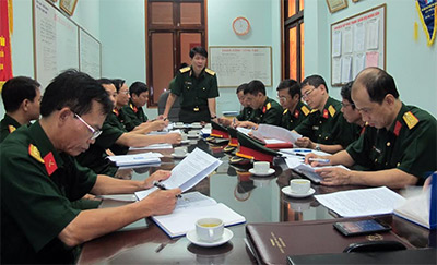 Khảo sát thực hiện Cuộc vận động 50 tại Trung tâm Phát thanh-Truyền hình Quân đội