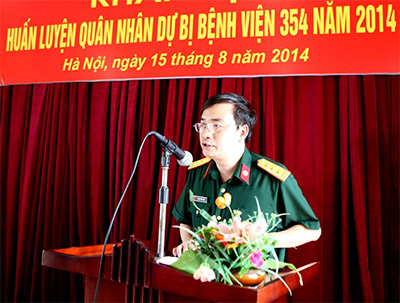 Khai mạc huấn luyện Quân dự bị động viên năm 2014