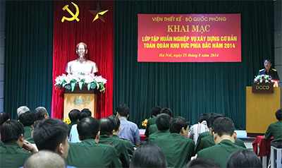 Tập huấn nghiệp vụ xây dựng cơ bản toàn quân khu vực phía Bắc năm 2014