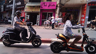 Bảo đảm an toàn cho người sử dụng xe điện hai bánh