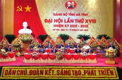 Khai mạc Đại hội Đại biểu Đảng bộ tỉnh Hà Tĩnh