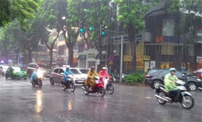 Bắc Bộ có mưa to, trời trở lạnh 