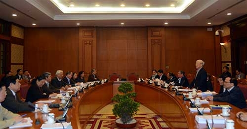 Tiểu ban Văn kiện tiếp thu ý kiến đóng góp vào Dự thảo các văn kiện trình Đại hội lần thứ XII của Đảng