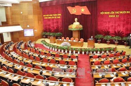 Thông báo Hội nghị lần thứ 13 Ban Chấp hành Trung ương Đảng khóa XI