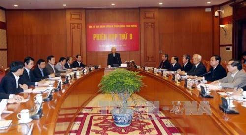 Thông báo Phiên họp thứ 9 Ban Chỉ đạo Trung ương về phòng, chống tham nhũng 