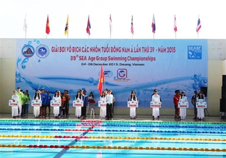 Khởi tranh Giải bơi vô địch các nhóm tuổi Đông Nam Á lần thứ 39