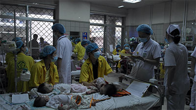 Lo ngại bùng phát dịch sởi