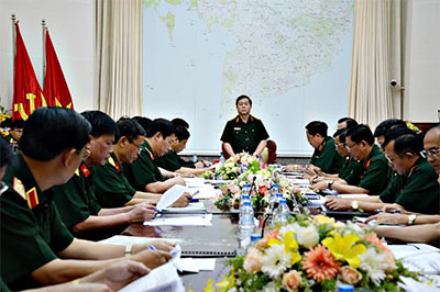 Đoàn công tác của Tổng cục Chính trị kiểm tra tại Quân khu 9