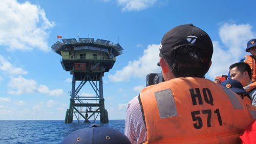 Tác nghiệp ở Trường Sa