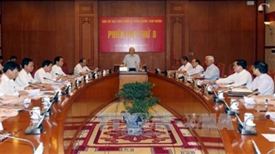 Thông báo Phiên họp thứ 8 Ban Chỉ đạo Trung ương về phòng, chống tham nhũng 