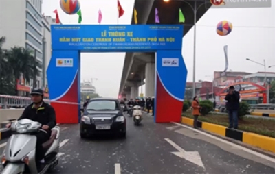 Hà Nội thông xe hai hầm chui hiện đại