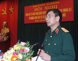 Tổng kết 10 năm thực hiện Nghị quyết Trung ương 8 về Chiến lược bảo vệ Tổ quốc trong tình hình mới