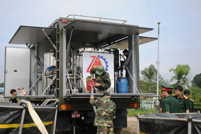 Tổng cục Kỹ thuật: Lắp đặt hệ thống lọc nước cơ động 