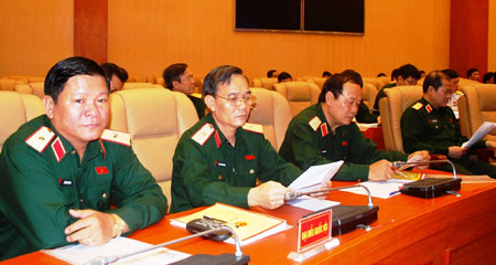  Bộ Quốc phòng gặp mặt Đại biểu Quốc hội khóa XIII là cán bộ Quân đội