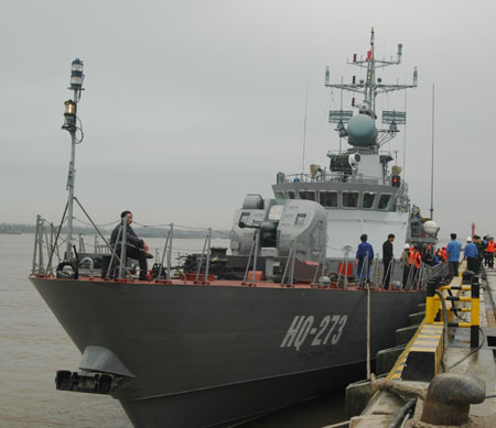 Hoàn thiện tàu pháo hiện đại HQ 273 trước thời hạn 5 tháng