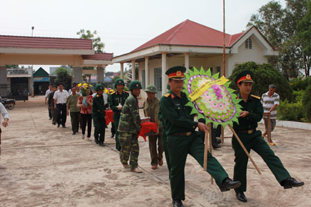 Huyện Ea súp (Đắc Lăk) quy tập 2 hài cốt liệt sĩ