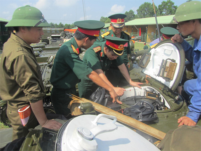 Triển khai đồng bộ, toàn diện các nội dung thi kỹ thuật tăng thiết giáp