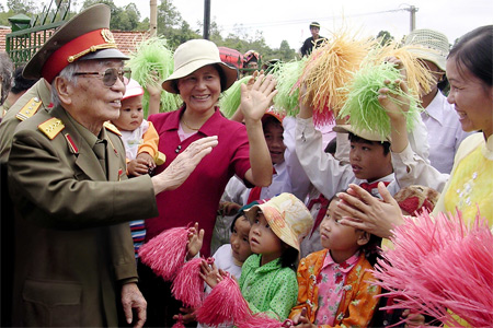 Tri ân Đại tướng bằng những việc làm thiết thực